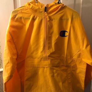 Brand New Yellow Champion Windbreaker